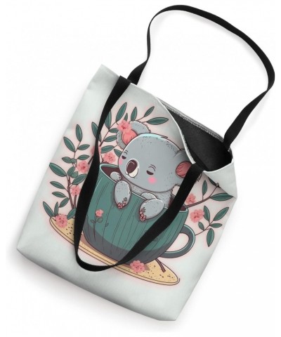 tea time cup morning tea lover cute joyful Tote Bag $9.02 Totes