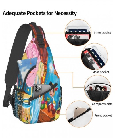 Crossbody Chest Bag Pinocchios Sling Backpack Shoulder Bag Waist Bags Travel Hiking Sport Daypack Wallet for Men Women $12.79...