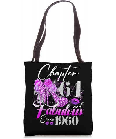 Chapter 64 Fabulous Since 1960 64th Birthday Queen Diamond Tote Bag $13.33 Totes