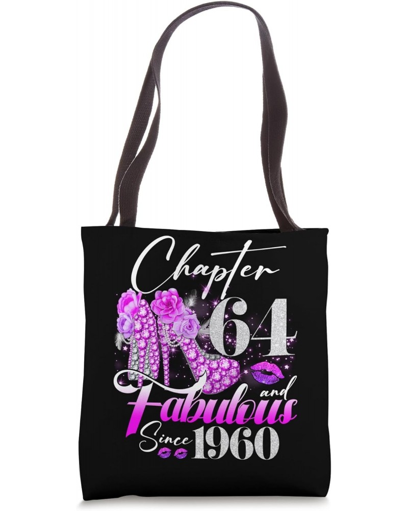 Chapter 64 Fabulous Since 1960 64th Birthday Queen Diamond Tote Bag $13.33 Totes