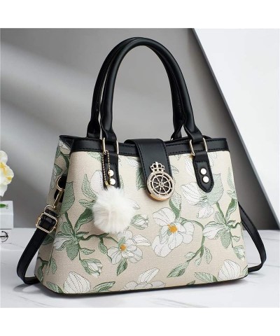 Women's Embroidered Money Bag With Hardware Clock Buckle Design Top Zipper Two Layers Of Inner Lining Multiple Layers Light G...