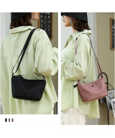 Nylon Crossbody Bag for Women Lightweight Small Size Handbag Shoulder Bag Mobile Phone Pounch Orange $25.02 Totes