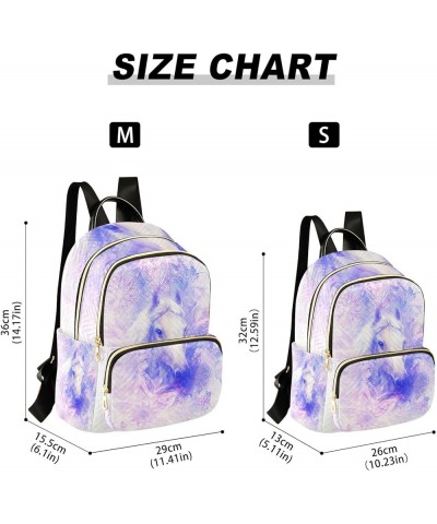 Small Backpack for Women Travel Bag Watercolor Horse Daypack Purse Fashion Shoulder Bag Rucksack Medium B535 $15.33 Backpacks