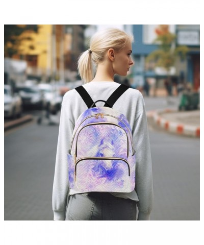 Small Backpack for Women Travel Bag Watercolor Horse Daypack Purse Fashion Shoulder Bag Rucksack Medium B535 $15.33 Backpacks