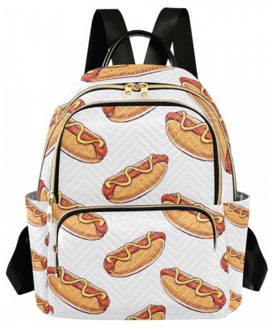 Women Backpack Hot Dog Anti-Theft Travel Backpack with Luggage Belt Lightweight Handbag Lady Purse Roomy Double Zipper Weeken...