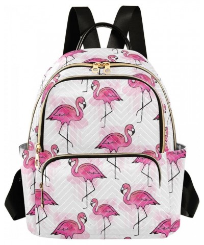 Flamingos Backpack Purse for Women Fashion Travel Bag Ladies Shoulder Bags with Strap Handbag Lady Purse,M Medium $16.10 Back...