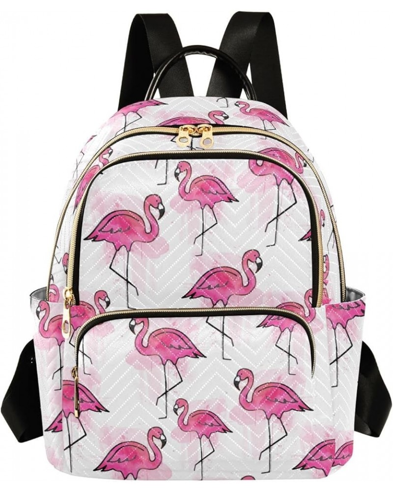 Flamingos Backpack Purse for Women Fashion Travel Bag Ladies Shoulder Bags with Strap Handbag Lady Purse,M Medium $16.10 Back...