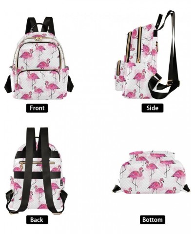 Flamingos Backpack Purse for Women Fashion Travel Bag Ladies Shoulder Bags with Strap Handbag Lady Purse,M Medium $16.10 Back...