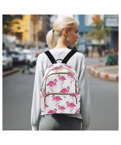 Flamingos Backpack Purse for Women Fashion Travel Bag Ladies Shoulder Bags with Strap Handbag Lady Purse,M Medium $16.10 Back...