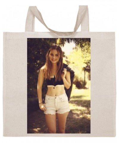 Liana Liberato - Cotton Photo Canvas Grocery Tote Bag IDPP497780 $17.48 Totes