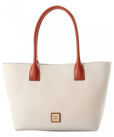 Handbag, Pebble Grain Small Russel Tote - White $83.88 Totes