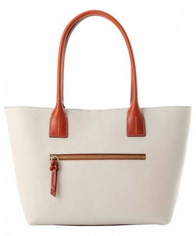 Handbag, Pebble Grain Small Russel Tote - White $83.88 Totes