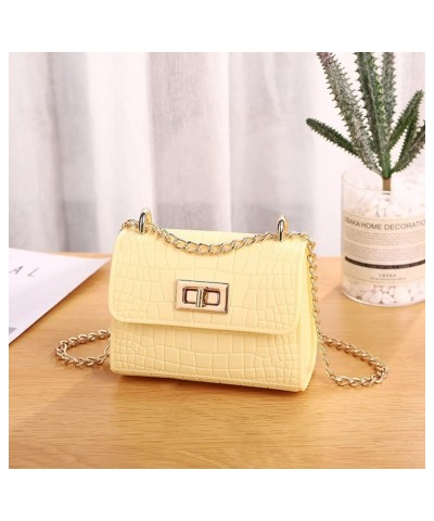 Small Shoulder Bag Handbag Shoulder Bag Ladies All- Bag Messenger Fashion Bag Men Bags Shoulder Yellow $9.22 Shoulder Bags