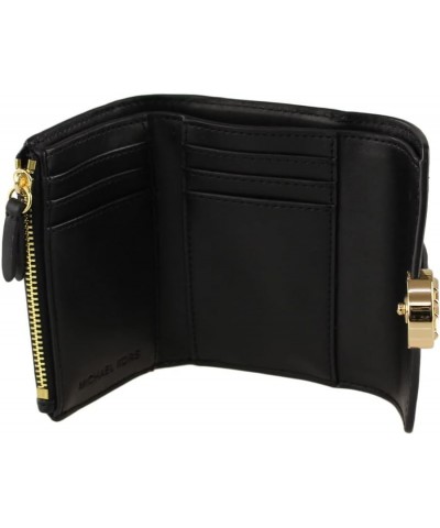 Carmen Medium Flap Wallet (Leather, Black) Leather Black $34.20 Wallets