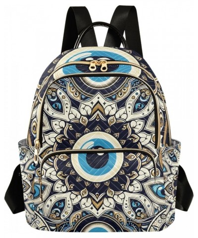 Retro Eyes Pattern Fashion Backpack Purse for Women, Casual Daypacks, Ladies Gift for Traveling Hiking Multicolor Small $19.2...