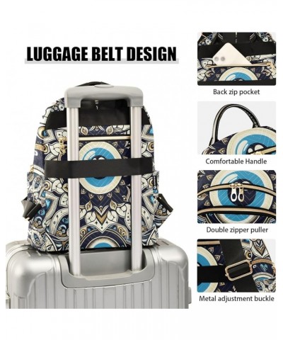 Retro Eyes Pattern Fashion Backpack Purse for Women, Casual Daypacks, Ladies Gift for Traveling Hiking Multicolor Small $19.2...