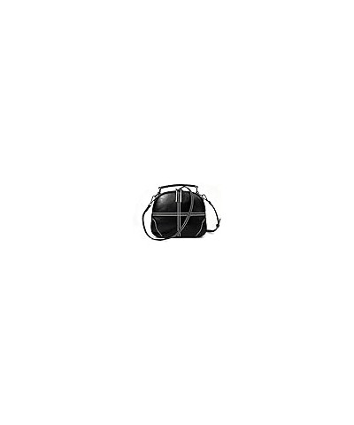 Wild Cowhide Handbag Broadband Leather Women's Bag Messenger Bag Women's Shoulder Retro Female Bag (Color : Black) $49.39 Sho...