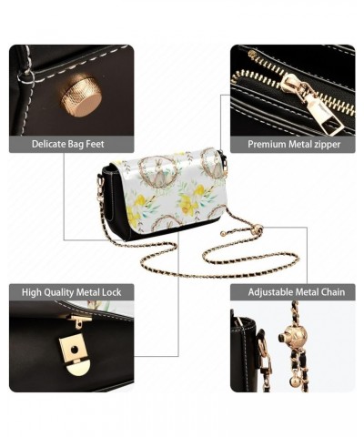 Crossbody Bags for Women Trendy Women's Black Shoulder Bag Small PU Leather Flap Cross Body Bag Handbags Pattern5 $16.39 Cros...