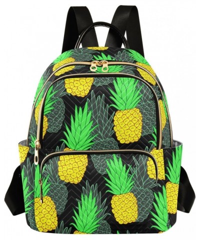 Pineapple Fashion Backpack Purse for Women Multipurpose Casual Daypack with Multi Pockets & Secured Zipper Ladies Gift for Sh...