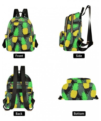 Pineapple Fashion Backpack Purse for Women Multipurpose Casual Daypack with Multi Pockets & Secured Zipper Ladies Gift for Sh...