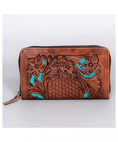 WALLET Hand Tooled Genuine Leather women bag western handbag purse $31.86 Shoulder Bags