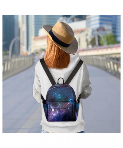 Galaxy Nebula Star Mini Backpack for Women Girls,Outer Space Small Backpack Purse Travel Casual Daypack Lightweight Shoulder ...