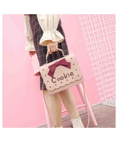 Cartoon Japanese Cookie Handbag Tote, Kawaii Creative Bowknot Cute Shoulder Purse, Women's JK Uniform Biscuits Crossbody Bag ...