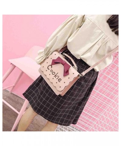 Cartoon Japanese Cookie Handbag Tote, Kawaii Creative Bowknot Cute Shoulder Purse, Women's JK Uniform Biscuits Crossbody Bag ...