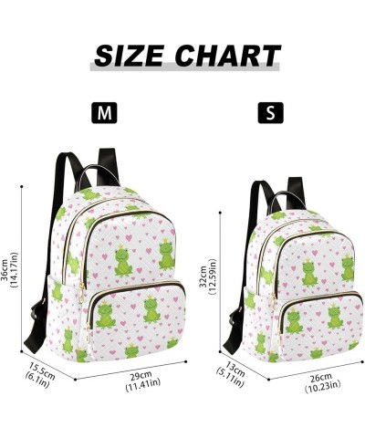 Travel Backpack Purse for Women Fashion Anti-theft Work Casual Frog Heart Daypack Shoulder Bag Medium Size Medium $19.97 Back...