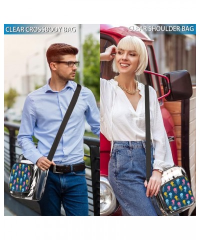 Small Crossbody Bags for Women-Clear Crossbody Bag Cute for Sports,Concert,Prom Multi10 $15.77 Shoulder Bags