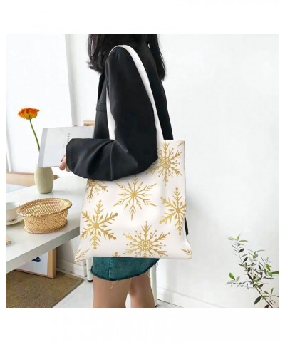 Merry Christmas Single Shoulder Fashion Canvas Tote Shopping Bags Handbags For Men And Women Merry Christmas7 $11.13 Totes