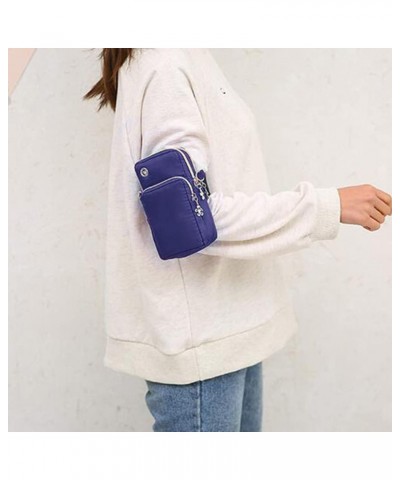 Crossbody Shoulder Bag,Multi Compartment Phone Purse Bag with Adjustable Shoulder Strap Purse Dark Blue $7.11 Shoulder Bags