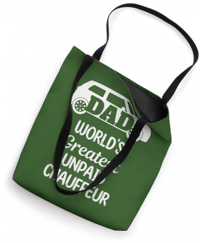 Dad World's Greatest Unpaid Chauffeur, Father's Day Tote Bag $15.07 Totes