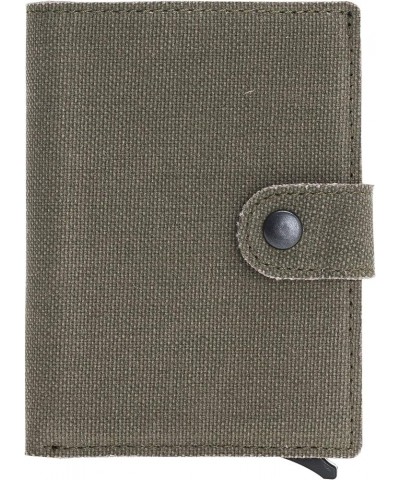 Tactical Waterproof Canvas Mechanized Wallets with RFID blocking, holds multiple cards and cash Light Green $32.20 Wallets