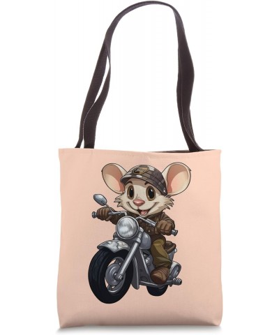 Mouse Motorcycle/Motorcyclist Mouse Tote Bag $12.21 Totes