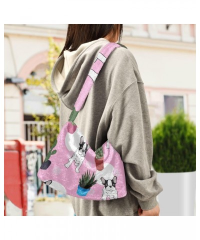 Women Boho Handbag Dog Cactus Dot Underarm Bag Tote Bag Shoulder Bag Crossbody Bag Fluffy Cell Phone Purse Patriot Lady Trave...