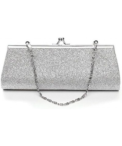 Women Glitter Clutch Purse Evening Party Wedding Banquet Handbag Shoulder Bag $7.16 Evening Bags