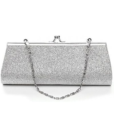 Women Glitter Clutch Purse Evening Party Wedding Banquet Handbag Shoulder Bag $7.16 Evening Bags