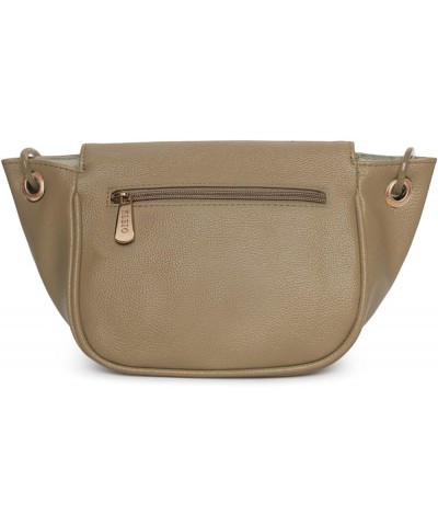 PU Leather Short Strap Side Sling Bag for Women Girls Beige $25.91 Shoulder Bags