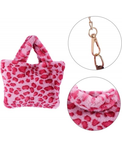 1pc Leopard Print Bag Handbag for Shopping Leopard Handbag Fashion Handbag Large Handbag Leopard Bag Red $9.75 Totes