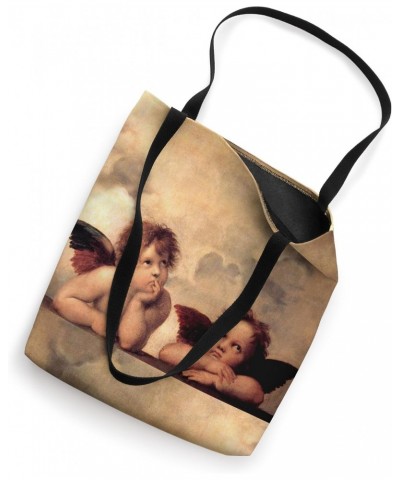 Angels Gift Raphael Angel Cherubs Sistine Madonna Angel Tote Bag $12.25 Totes