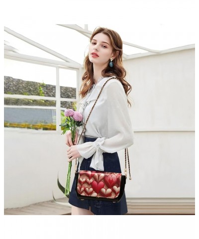 Crossbody Bags for Women Trendy Women's Black Shoulder Bag Small PU Leather Flap Cross Body Bag Handbags Pattern22 $17.21 Cro...