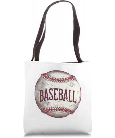 Vintage Retro Baseball Print Unisex Tank Top Sleeveless Tote Bag $10.40 Totes