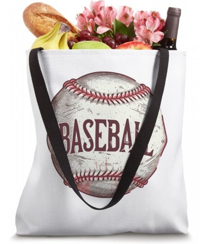 Vintage Retro Baseball Print Unisex Tank Top Sleeveless Tote Bag $10.40 Totes