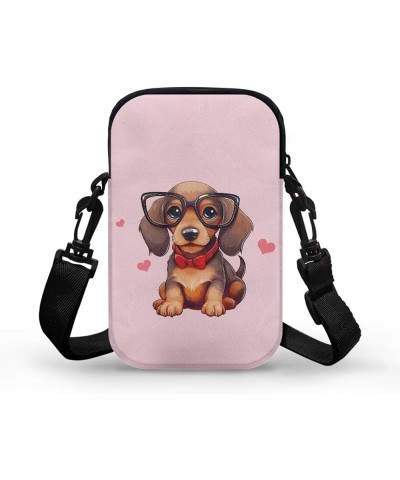 Small Cell Phone Crossbody Bag Purses for Women Portable Shoulder Hnadbag Adjustable Messenger Bag Travel Pouch Dachshund $8....