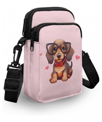 Small Cell Phone Crossbody Bag Purses for Women Portable Shoulder Hnadbag Adjustable Messenger Bag Travel Pouch Dachshund $8....