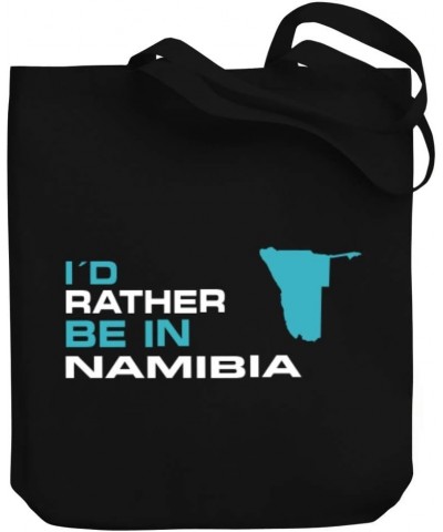 I'd rather be in Namibia Map Canvas Tote Bag 10.5" x 16" x 4 $19.20 Totes