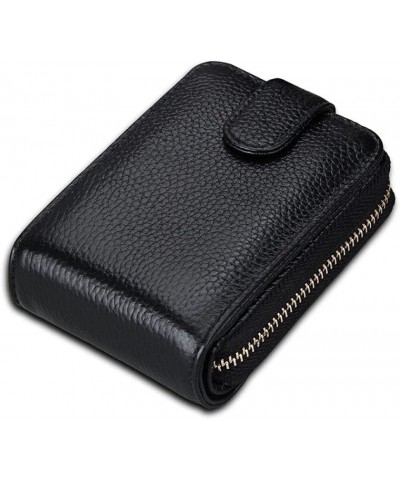 Men Credit Card Holder Purse Unisex Business Wallet Card Bag Organizer Women Money Bag Coin Bag (Color : Black) Red $43.64 Wa...