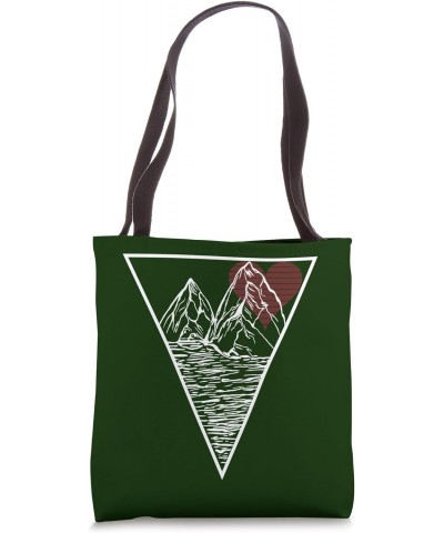 Hiking Mountain Adventure Mother Nature Design Tote Bag $9.24 Totes