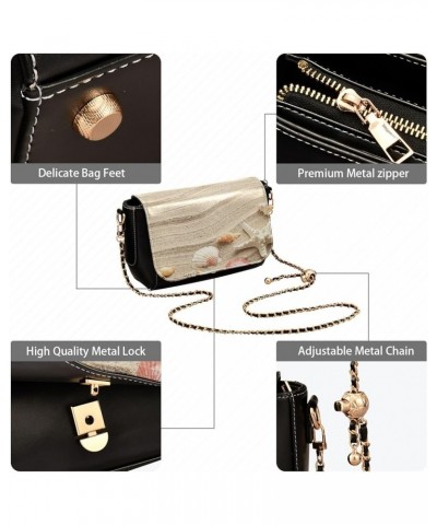 Crossbody Bags for Women Trendy Women's Black Shoulder Bag Small PU Leather Flap Cross Body Bag Handbags Pattern25 $19.26 Cro...